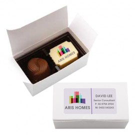 2pc Signature Chocolate Gift Box with Printed Chocolate