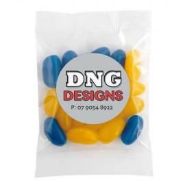 Medium Confectionery Bag - Mini Jelly Beans (Corporate Colour)