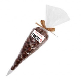 Confectionery Cones with Chocolate Peanuts