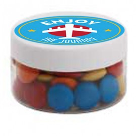 Small Plastic Jar with Mixed Chocolate Gems
