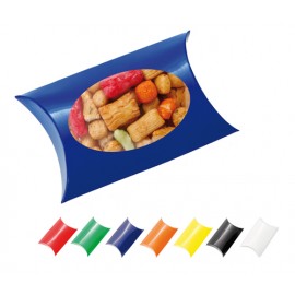 Window Pillow Box with Rice Crackers