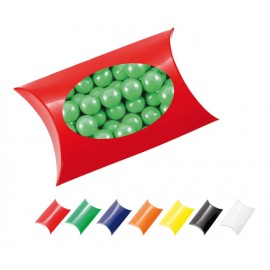 Window Pillow Box with Chocolate Balls (Corporate Colour)