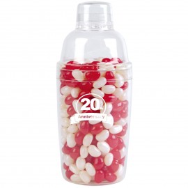 Corporate Colour Mini Jelly Beans in Acrylic Cocktail Shaker