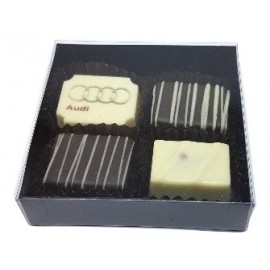 4PC -Chocolate Gift Box with Black base