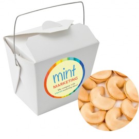 Paper Noodle Box with Fortune Cookies