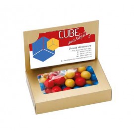 Business Card Box with Chocolate Balls (Corporate Colour)