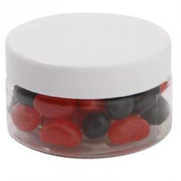 Small Plastic Jar with Mini Jelly Beans (Corporate Colour)
