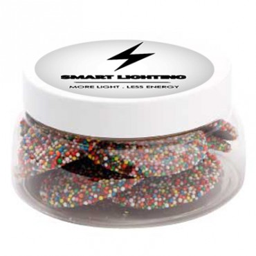 Large Plastic Jar with Freckles