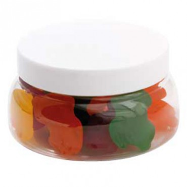 Large Plastic Jar with Fruity Frogs