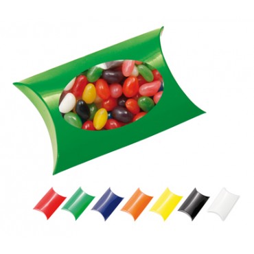 Window Pillow Box with Mixed Jelly Beans