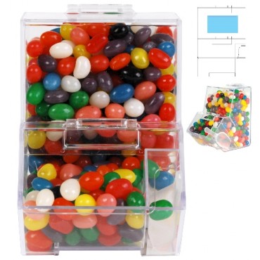Assorted Colour Mini Jelly Beans in Dispenser