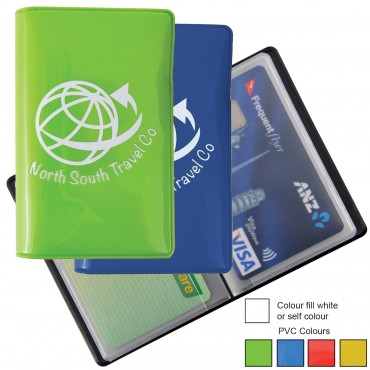 Shiny PVC Credit Card Wallet