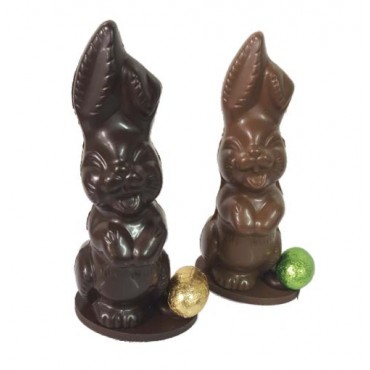 SOLD OUT - Handcrafted Small Easter French Bunny made with Premium Belgian Chocolate (Delivery- Victoria only) 