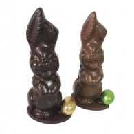 SOLD OUT - Handcrafted Small Easter French Bunny made with Premium Belgian Chocolate (Delivery- Victoria only) 