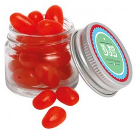 Mini Glass Jar with Mini Jelly Beans (Corporate Colour)