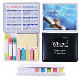 Arctic Desk Caddy Notepad Holder / Wax Highlight Markers