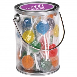 Assorted Colour Lollipops in 1 Litre Drum