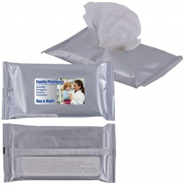 Pocket Anti Bacterial Wet Wipes in Pouch