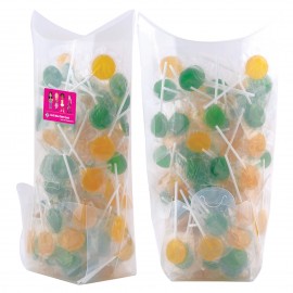 Corporate Colour Lollipops in Confectionery Dispenser