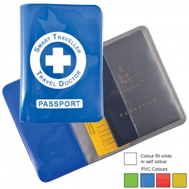 Shiny PVC Passport Wallet