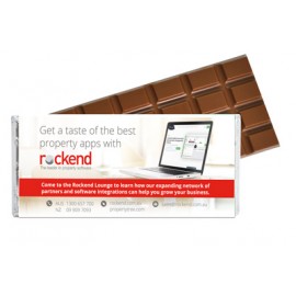 Signature Large Chocolate Bar with Customised Wrapper 