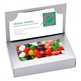 Business Card Box with Mixed Jelly Beans