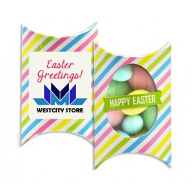 Printed Window Easter Pillow box with Sugar Almonds