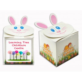 Printed Easter Bunny box with Mini Easter Eggs (assorted mix of colours)