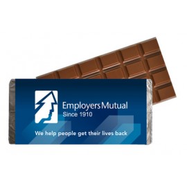 Large Standard Chocolate Bar with Custom Printed Wrapper ( 4 Day Turnaround)
