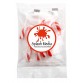 Mini Candy Canes-in Clear Cello bag with Sticker