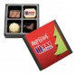 CPBTB4 ( 1 Printed Chocolate with logo and 3 Flavoured)